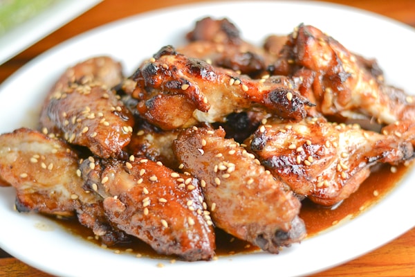 Slow Cooker Sticky Chicken Wings