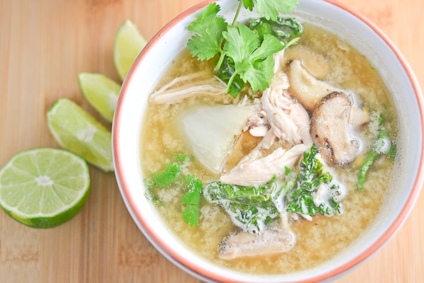 Chicken and Vegetable Miso Soup
