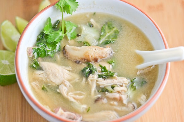 Chicken and Vegetable Miso Soup