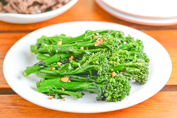 Pan-Roasted Broccolini with Garlic