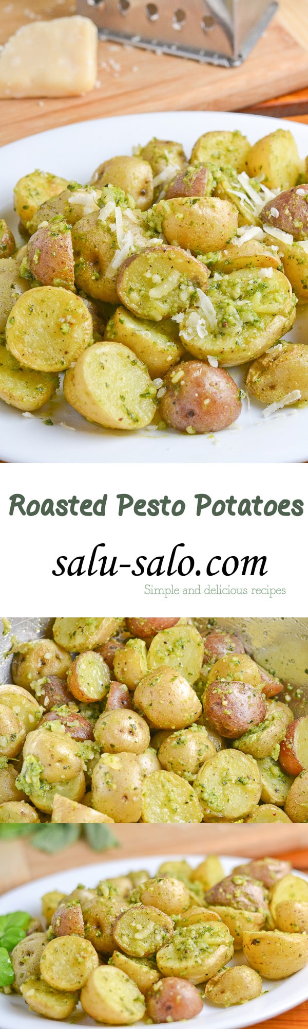 Roasted Pesto Potatoes - Salu Salo Recipes