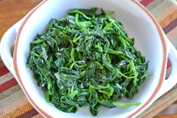 Sauteed Watercress with Garlic