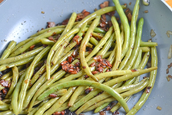 Balsamic Green Beans with Bacon