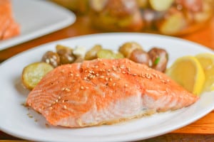 Brown Sugar Glazed Salmon - Salu Salo Recipes