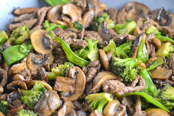Steak Stir Fry With Mushrooms