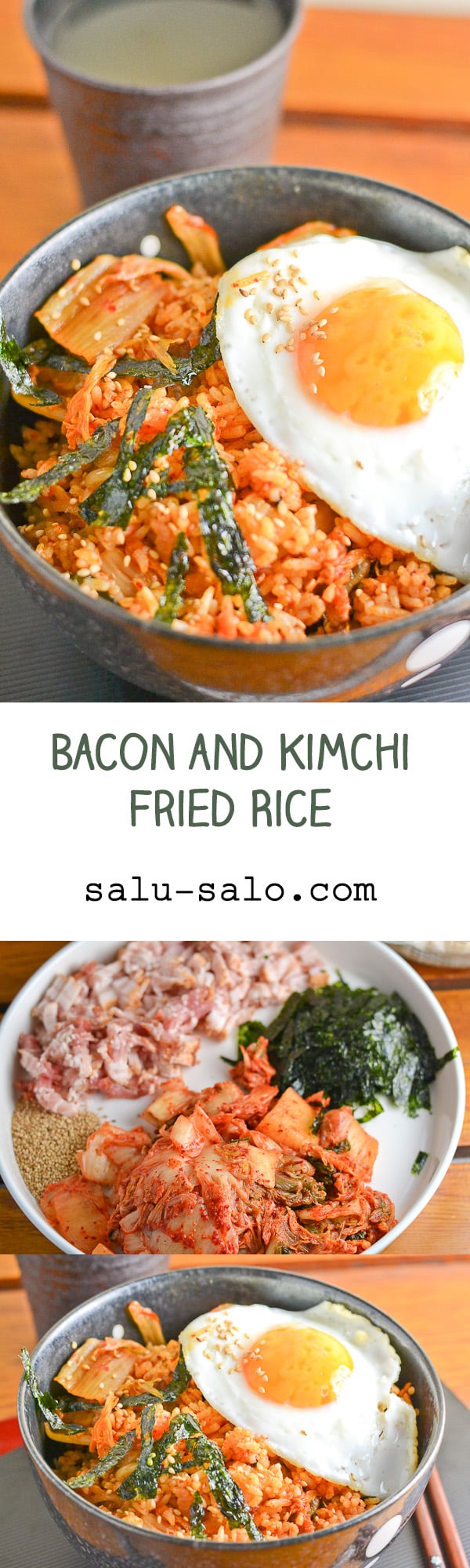 Bacon Kimchi Fried Rice