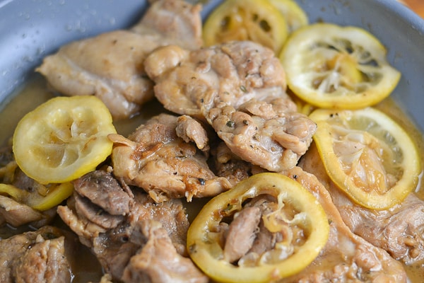 Chicken Thigh with Lemon and Thyme