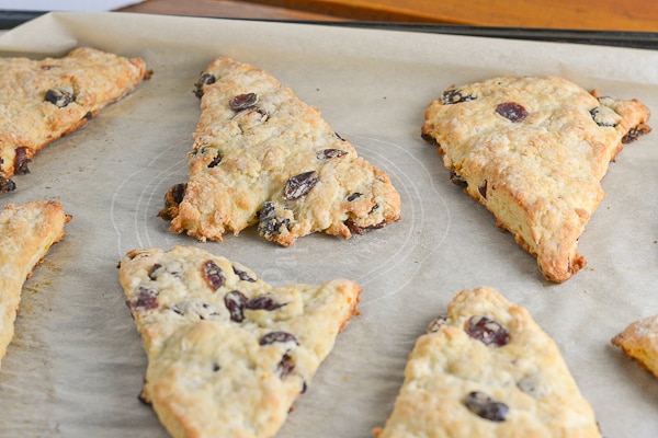 Cranberry Orange Yogurt Scones