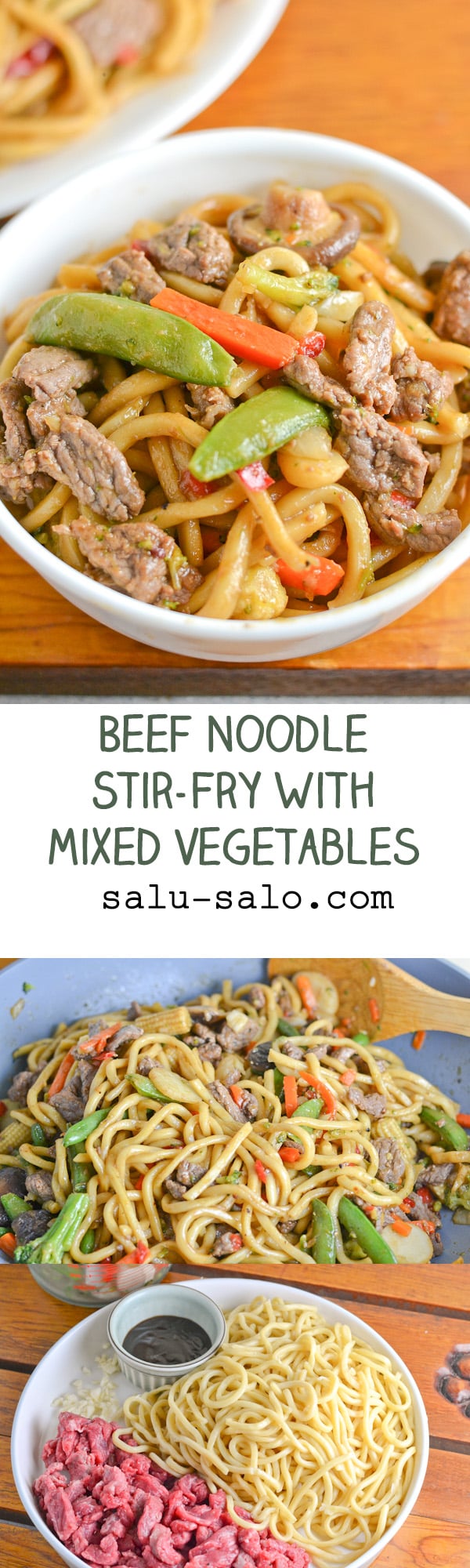 Beef Noodle Stir-Fry with Mixed Vegetables