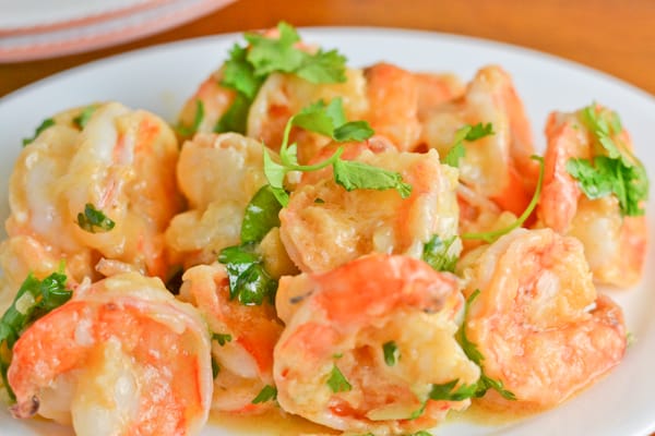 Hawaiian Garlic Shrimp