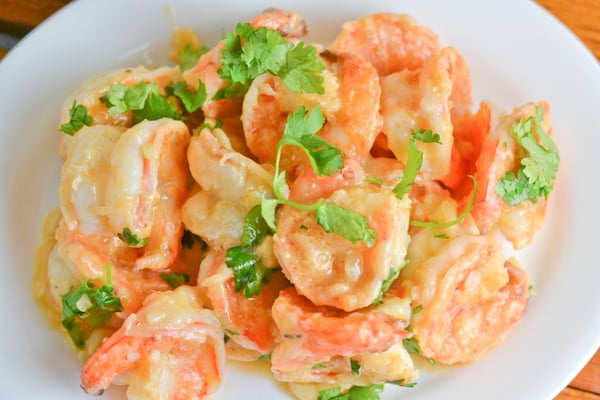 Hawaiian Garlic Shrimp