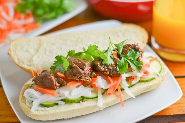 Pork Adobo Banh Mi