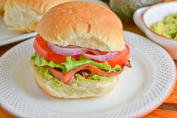 BLT with Avocado Spread