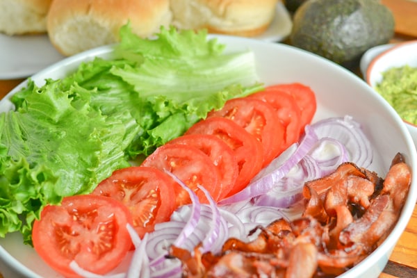 BLT with Avocado Spread