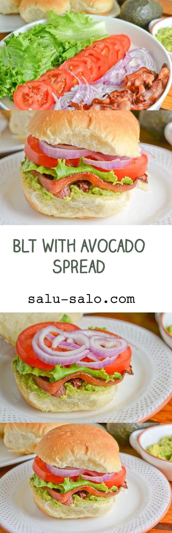 BLT with Avocado Spread