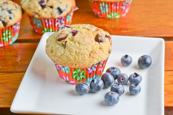 Blueberry Chocolate Chip Muffins