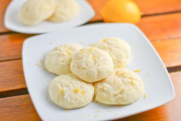 Meyer Lemon Crinkle Cookies