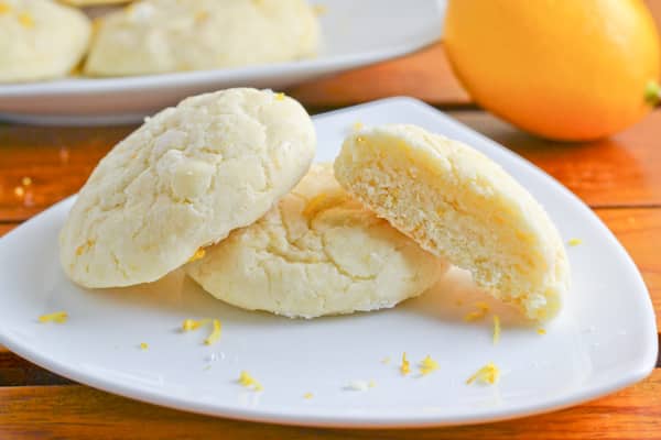 Meyer Lemon Crinkle Cookies