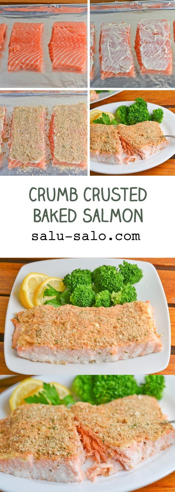 Crumb Crusted Baked Salmon