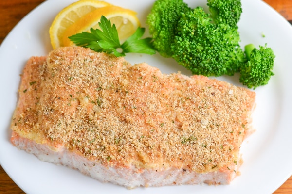 Crumb Crusted Baked Salmon