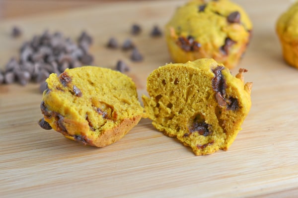 Pumpkin Chocolate Chip Muffins