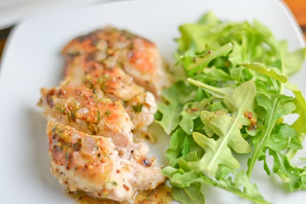 Sauteed Chicken Breast with Mustard Dill Sauce