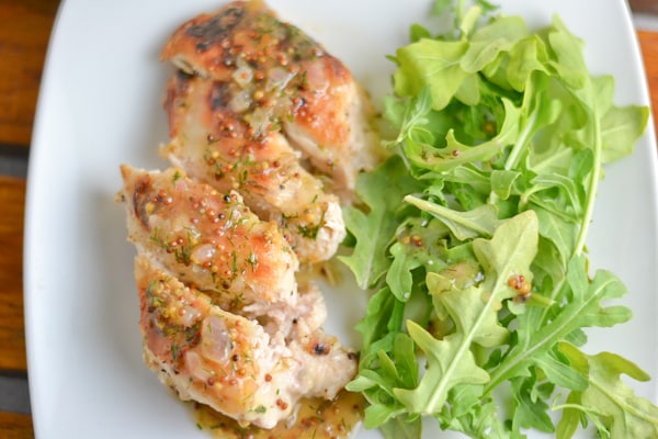 Sauteed Chicken Breast with Mustard Dill Sauce