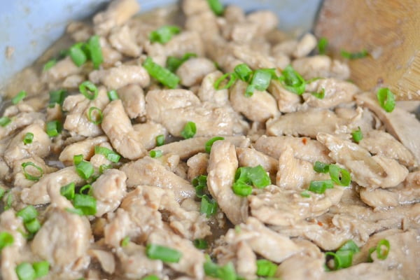 Stir Fried Chicken Strips with Garlic Sauce