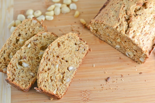 Banana Macadamia Nut Bread