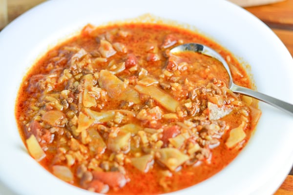 Cabbage Roll Soup