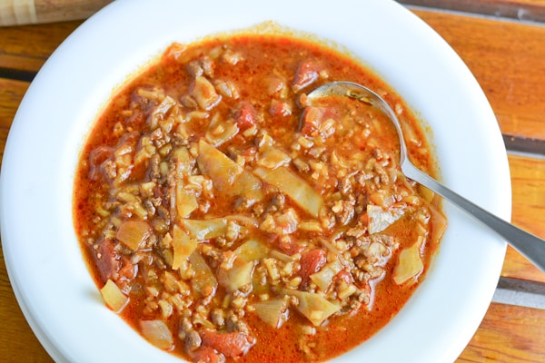 Cabbage Roll Soup