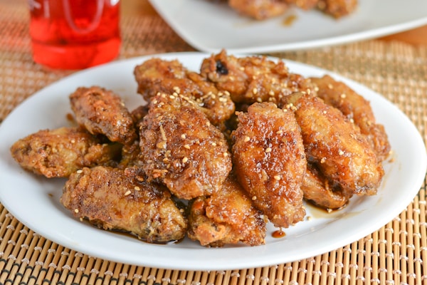 Korean Fried Wings with Sweet Garlic Sauce