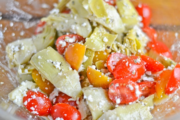 Artichoke and Cherry Tomato Salad