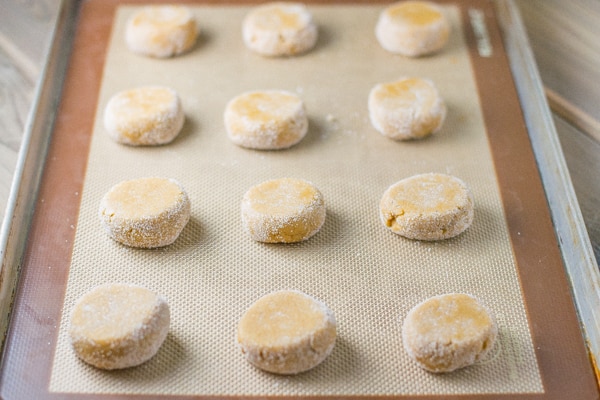 Ginger Cookies with White Chocolate Drizzle