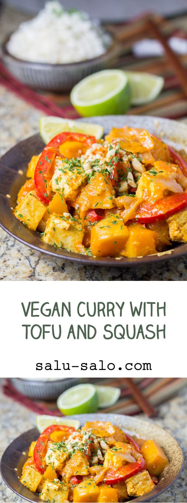 Vegan Curry with Tofu and Squash