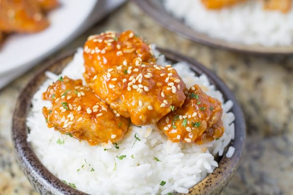 Baked Orange Sriracha Chicken