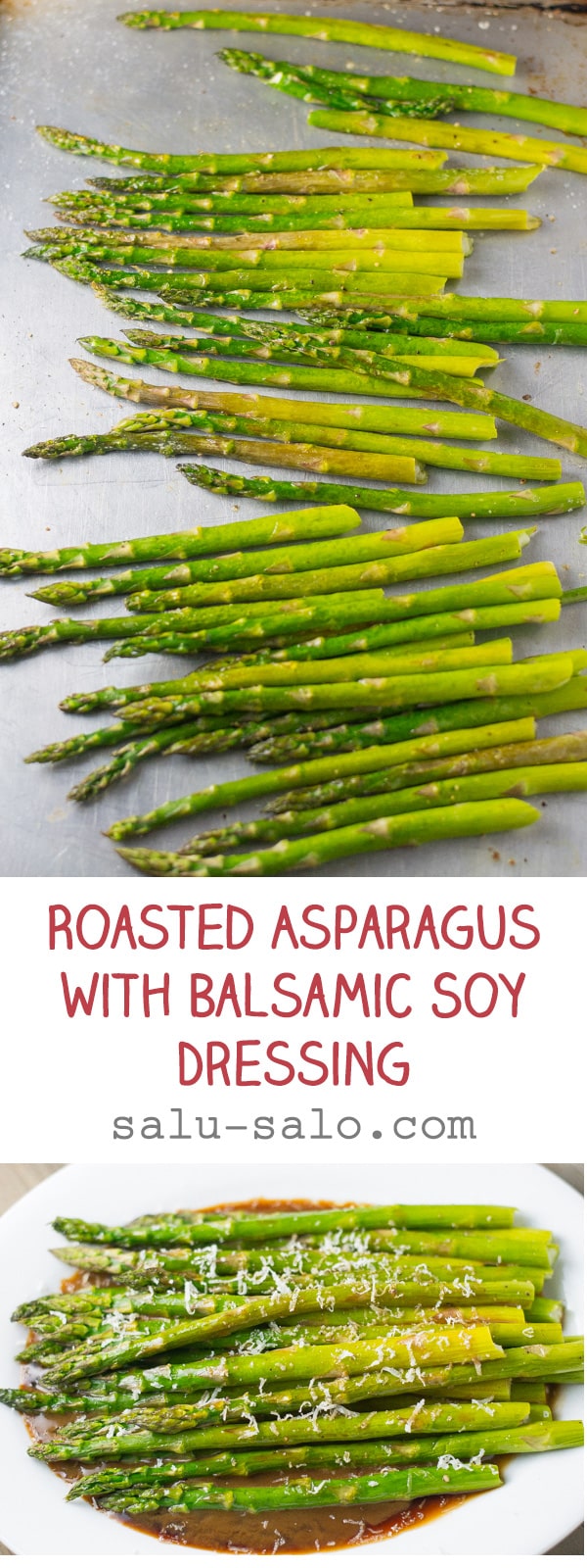 Roasted-Asparagus with Balsamic Soy Dressing