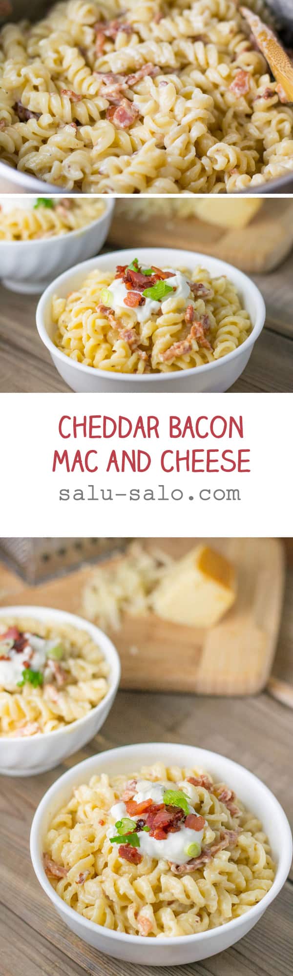 Cheddar Bacon Mac and Cheese