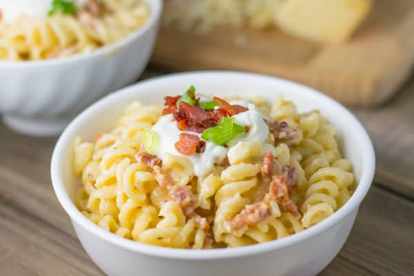 Cheddar Bacon Mac and Cheese