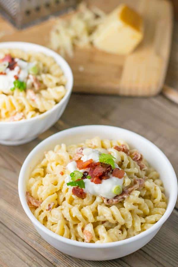 Cheddar Bacon Mac and Cheese