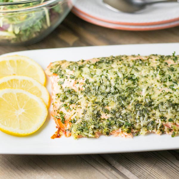 Parmesan Crusted Salmon - Salu Salo Recipes