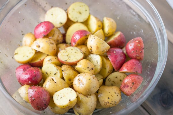 Roasted Potatoes with Italian Seasoning