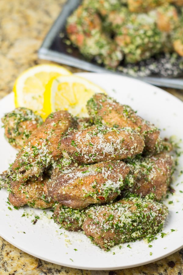 Baked Parmesan Chicken Wings