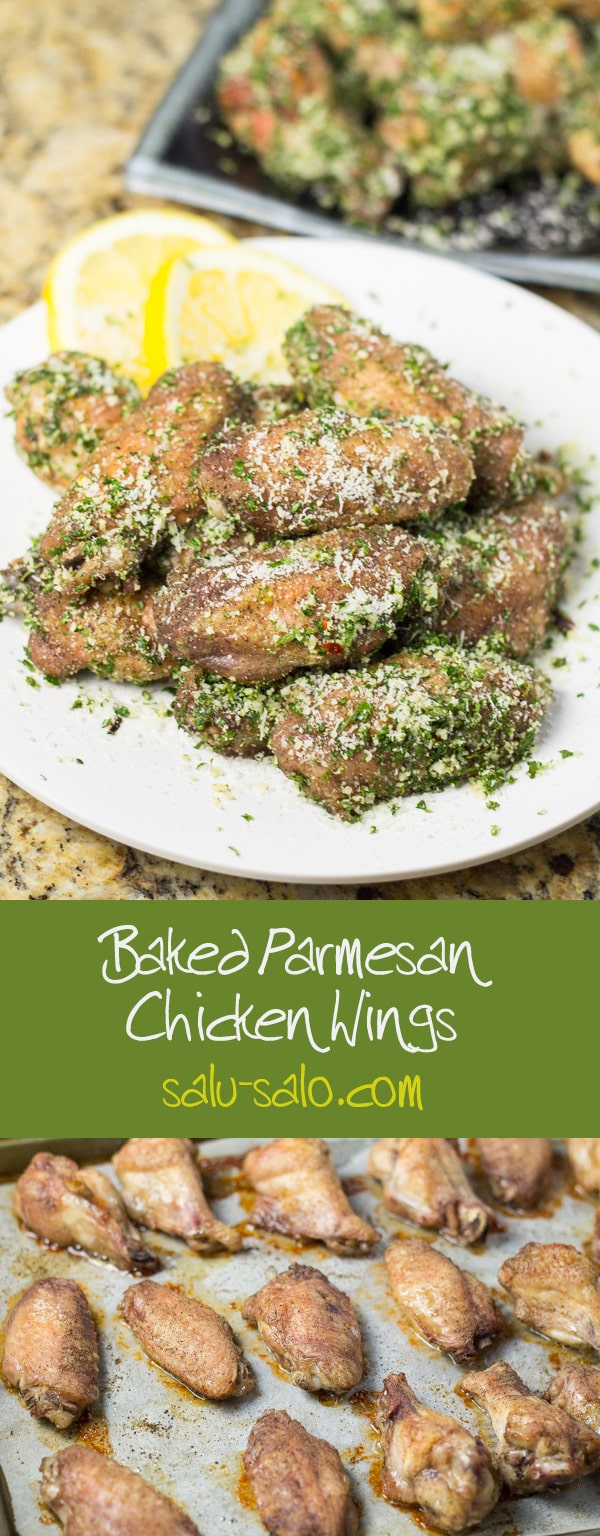 Baked Parmesan Chicken Wings