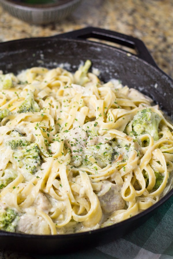 Creamy Skillet Chicken Fettuccine