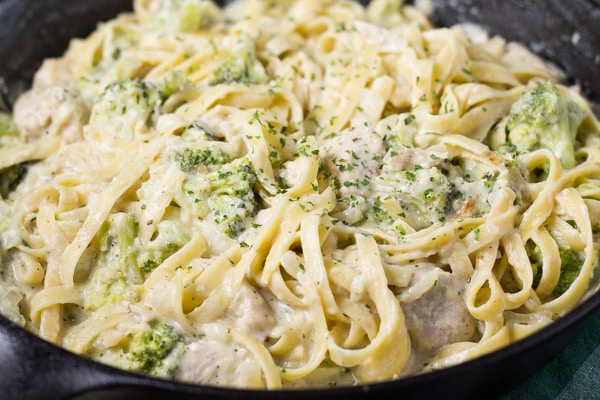 Creamy Skillet Chicken Fettuccine