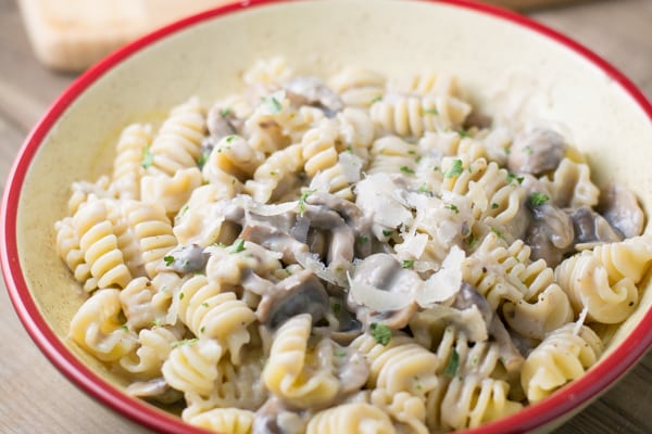 Cream of Mushroom Pasta