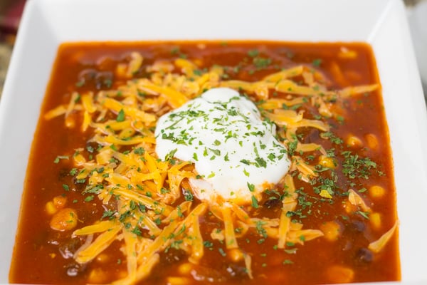 Crockpot Mexican Chicken Soup • Salt & Lavender