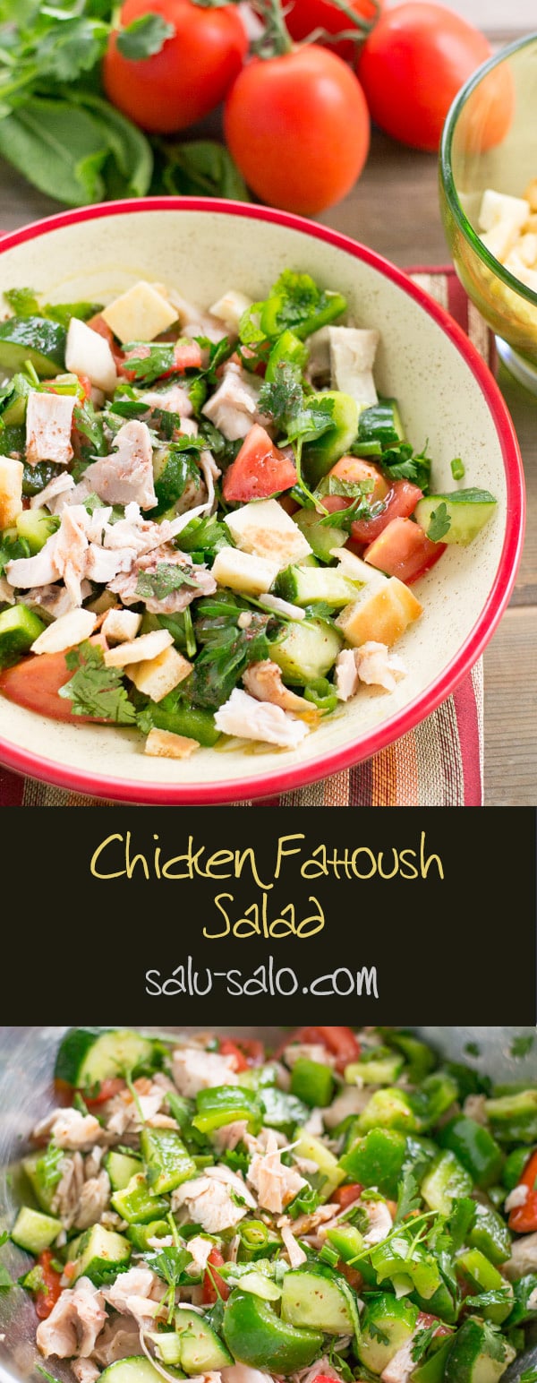 Chicken Fattoush Salad