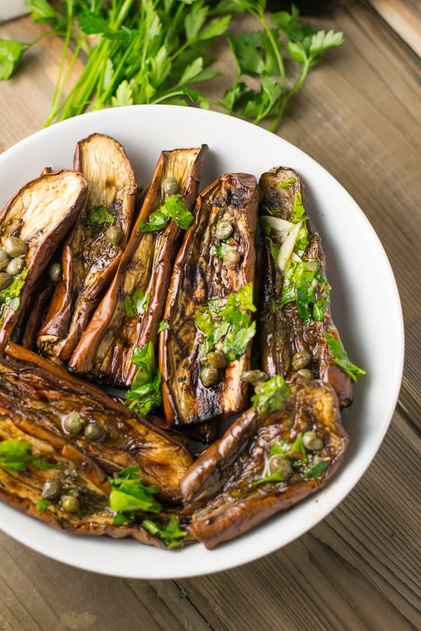 Grilled Eggplant Salad